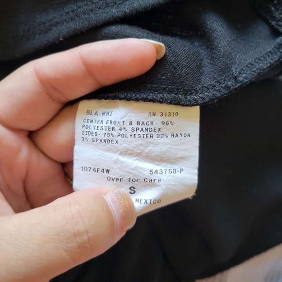 iZ Byer Striped Peplum Top - Picture 4 of 4